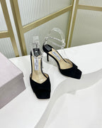 Jimmy Saeda Sandal In Black Suede 587728