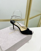 Jimmy Saeda Sandal In Black Suede 587728