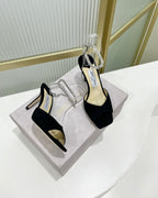 Jimmy Saeda Sandal In Black Suede 587728
