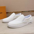 LV LOAFER IN WHIITE DAMIER SHEEPSKIN