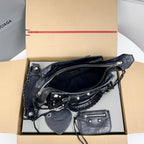 NEO CAGOLE 26 IN BLACK LAMBSKIN