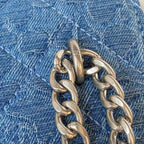 23P Vanity 17cm Denim Silver Hardware
