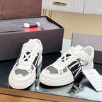 VT 2025 Sneakers White Black Mesh Calfskin Fabric 546969