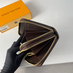 LV Double Zippy XL Wallet Damier Ebene Canvas 221552