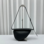 The Row 2025 Slouchy Banana 34cm Black Leather