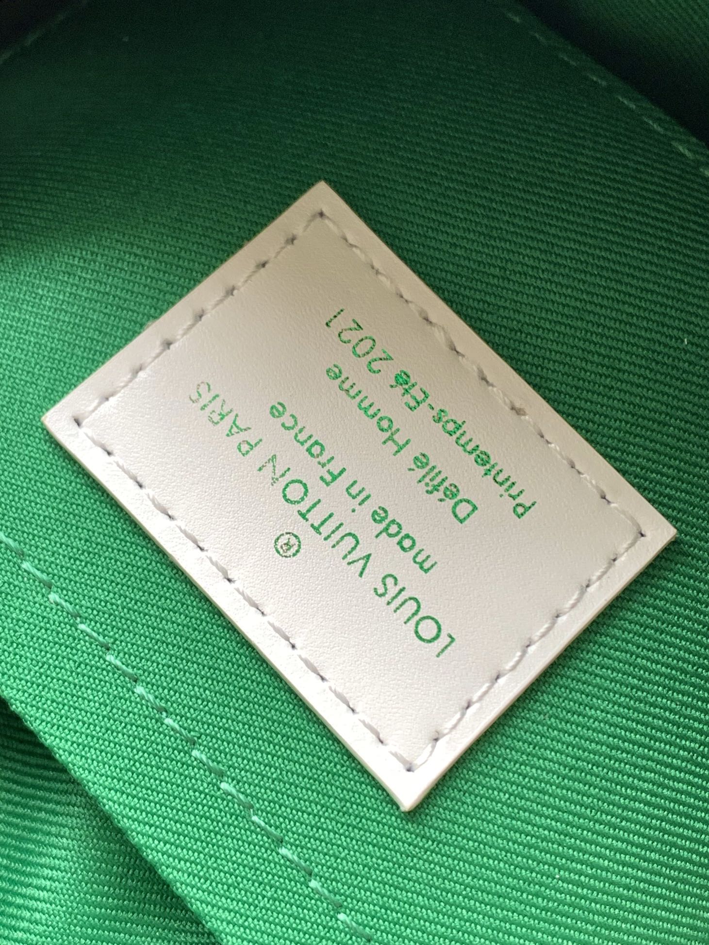 Lv M80816 Mini Soft Trunk 18.5 Green Monogram Canvas HW