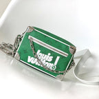 Lv M80816 Mini Soft Trunk 18.5 Green Monogram Canvas HW