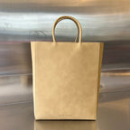 SMALL 26  BROWN BAG KRAFT CALFSKIN