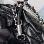 CC 24S Hobo 22 Bag 20cm Black Aged Lambskin