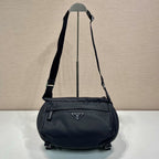 Prada Mini Messenger Bag 27cm Black Re-Nylon Leather