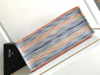 large cabas thais 41cm rainbow striped canvas