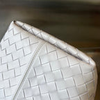 FLIP FLAP 23 BAG IN WHITE LAMBSKIN