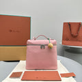 Extra Pocket Backpack 23 Pink Cowhide Shw
