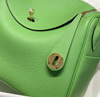 HM LINDY 26 BAG KELLY GREEN TAURILLON CLEMENCE LEATHER