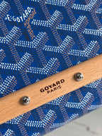 MONTE-CARLO PM CLUTCH 25 IN SAPPHIRE BLUE GOYARDINE CANVAS