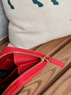 CC 22A Zippy Coin Purse Red Caviar GHW 223914