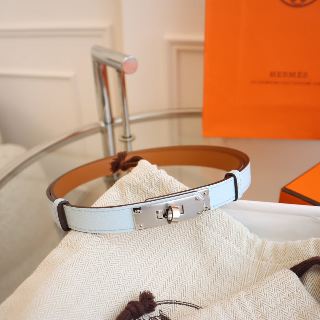 hm kelly belt 18mm cloud blue epsom leather