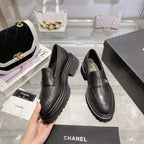 CC Moccasins 45mm Black Lambskin