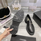 CC Moccasins 45mm Black Lambskin