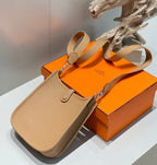 Mini Evelyne 18cm Brown Togo Shw