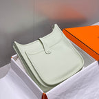 Evelyne 29cm Glacial Green Togo Silver Hardware