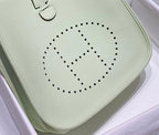 Evelyne 29cm Glacial Green Togo Silver Hardware