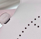 Evelyne 29cm Light Pink Togo Silver Hardware