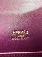 HM KELLY POCHETTE 22CM PURPLE SWIFT GOLD HARDWARE