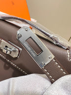 HM KELLY POCHETTE 22CM ETAN SWIFT SILVER HARDWARE