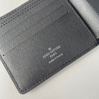 LV Enveloppe Carte De Visite Card Holder Black Epi Leather 221502