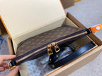 BOULOGNE 29 IN BROWN MONOGRAM CANVAS GOLD HARDWARE