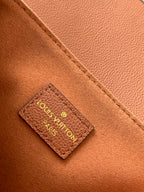 LV Oxford Bag 22cm Brown Gold Cowhide 252067