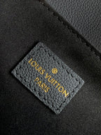 LV Oxford Handbag 22cm Black Grain Cowhide GHW