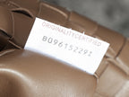 bv teen jodie 36cm chocolate lambskin