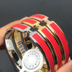 H Pig Nose Red Bracelet