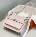 HM JYPSIÈRE MINI 23 MAUVE PALE CALFSKIN SILVER HARDWARE