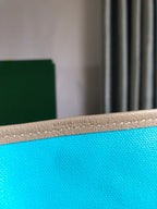 SAINT LOUIS PM 34 IN GREY MIX BLUE GOYARDINE CANVAS AND CALFSKIN