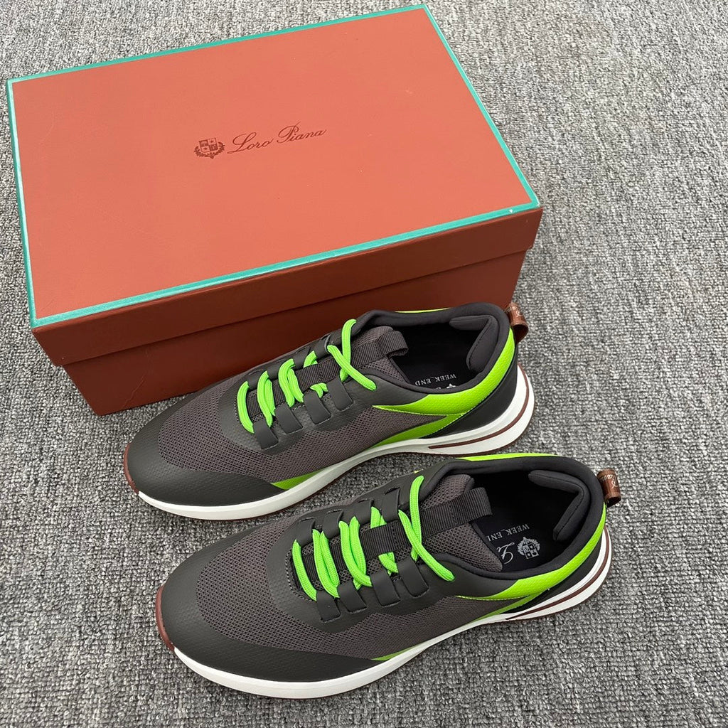 LP BRUNELLO SNEAKERS MULTI-IRON AND CHARTRE  MESH CALFSKIN