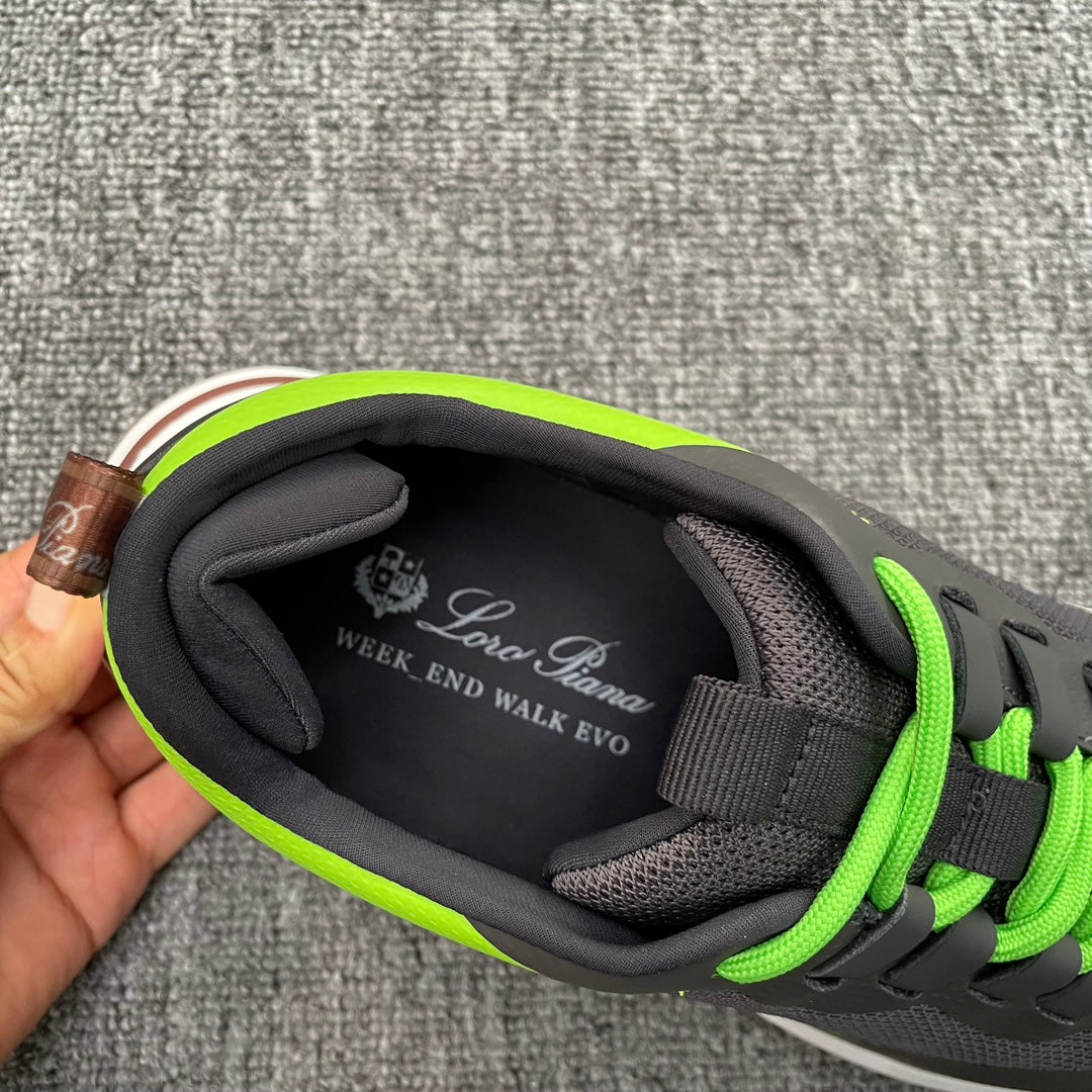 LP BRUNELLO SNEAKERS MULTI-IRON AND CHARTRE  MESH CALFSKIN