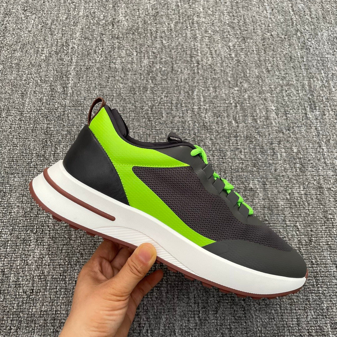 LP BRUNELLO SNEAKERS MULTI-IRON AND CHARTRE  MESH CALFSKIN