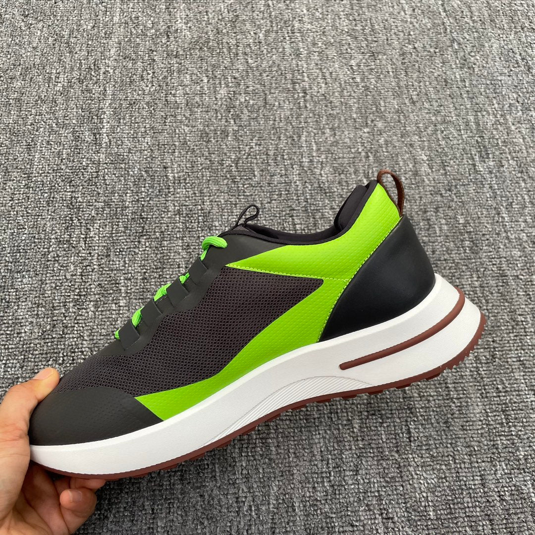 LP BRUNELLO SNEAKERS MULTI-IRON AND CHARTRE  MESH CALFSKIN