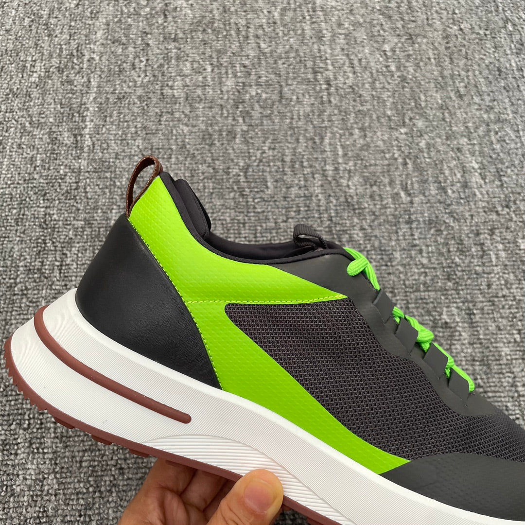 LP BRUNELLO SNEAKERS MULTI-IRON AND CHARTRE  MESH CALFSKIN