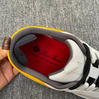 LP BRUNELLO SNEAKERS MULTI-WHITE AND YELLOW MESH CALFSKIN