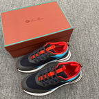 LP BRUNELLO SNEAKERS MULTI - CANDY AND BLACK MESH CALFSKIN