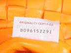 bv teen jodie 36cm orange lambskin
