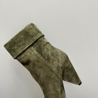 SL NIKI BOOTIES OLIVE SUEDE