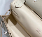 HM JYPSIÈRE MINI 23 CREAM CALFSKIN SILVER HARDWARE