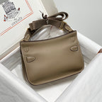 KELLY 23CM JYPSIERE BROWN LEATHER CROSSBODY BAG GHW