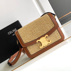 TEEN TRIOMPHE 18.5CM TEXTILE AND CALFSKIN