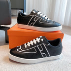 HM BOOMERANG SNEAKER BLACK CALFSKIN